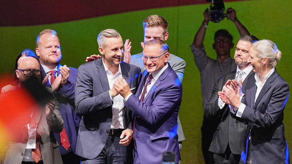 Landtagswahl in Sachsen-Anhalt - Wahlparty AfD