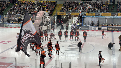 Löwen Frankfurt in der DEL im Saisonspiel 3:4 gegen Nürnberg
