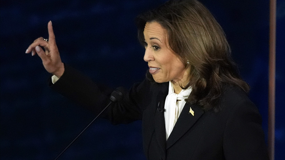 Kamala Harris beim TV-Duell