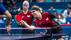 Tischtennis-Doppel Paralympics: Heuchelheimerin Wolf kämpft um Gold