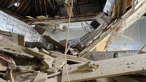 Marburg: Decke von Hörsaal an Universität eingestürzt