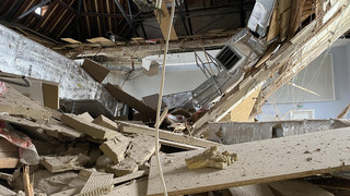 Marburg: Decke von Hörsaal an Universität eingestürzt