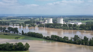 Hochwasser 2024 in Hessen: AKW Biblis am Rhein teilweise überflutet