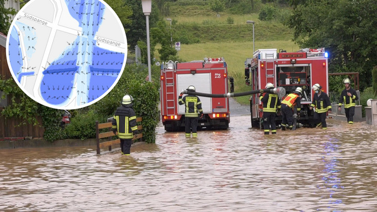 Starkregen in Hessen: Neue Karte zeigt Risikogebiete