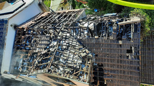 Verletzte bei Brand eines historischen Fachwerkhauses in Geisenheim