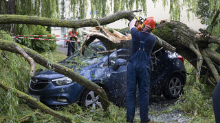Zahlreiche Feuerwehreinsätze bei Unwetter im Rhein-Main-Gebiet