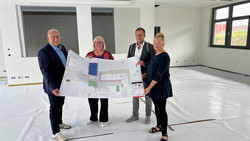 Grundschule Niedervellmar kurz vor Fertigstellung