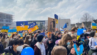 Gießener Schulen singen für die Ukraine
