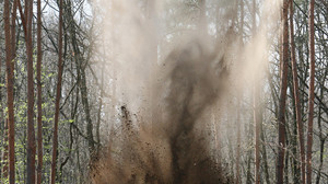Explosionen im Vilbeler Wald: Anschlagsprozess führt zu Munitionsdepot