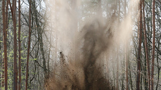 Explosionen im Vilbeler Wald: Anschlagsprozess führt zu Munitionsdepot