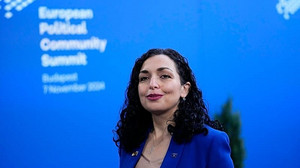 Trotz Regierungskrise: Kosovos Präsidentin Osmani hält am EU-Beitritt fest