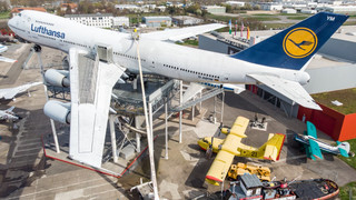 Frühjahrsputz in Speyer: Wie ein Jumbo sauber gemacht wird