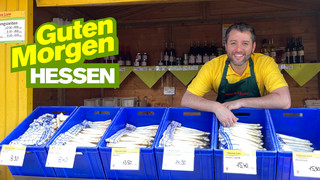Spargel für die Hörer - Daniel Granitzny an der Spargelbude