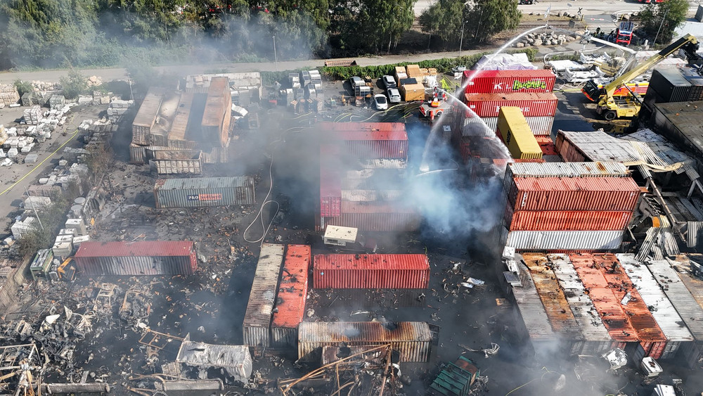 Großbrand in Hamburg