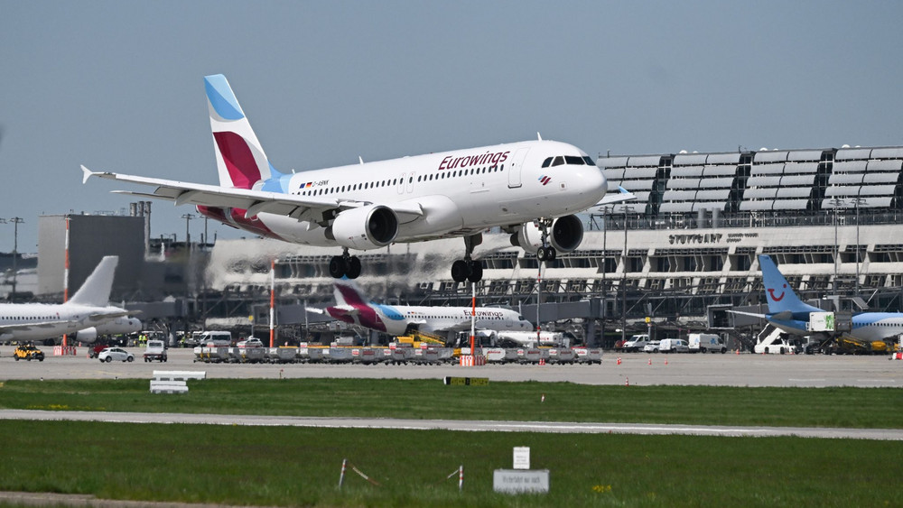 Eurowings am Flughafen Stuttgart