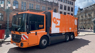 Wiesbadener ELW probiert E-Müllwagen mit Wassertstofftanks aus