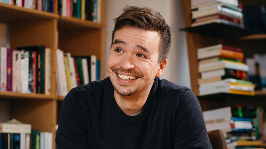 Silvia am Sonntag mit Autor und Lehrer Bob Blume