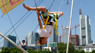 25 Spielstationen für Kinder bei den Ferienspielen in Frankfurt