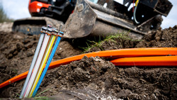 Beim Glasfaser-Ausbau: Bagger sorgt für Gasleck in Brensbach