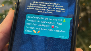 Weihnachtsgrüße für Whatsapp: Kurz, lustig und besinnlich
