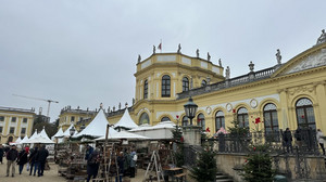 Winterzauber in Kassel an der Orangerie in der Karlsaue
