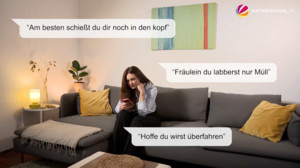 „Wir gegen Hass“: Influencerin berichtet über Anfeindungen im Netz