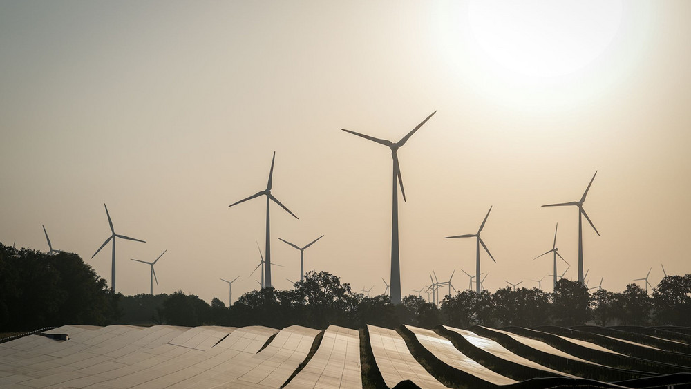 Solar- und Windkraft