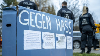 Demo von rechter Initiative in Frankfurt: Zwei Festnahmen