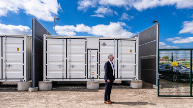 Größter Batteriespeicherpark des Landes wird eröffnet