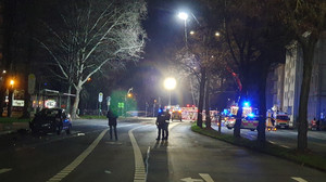 Großer Polizeieinsatz an der Johanneskirche in Gießen