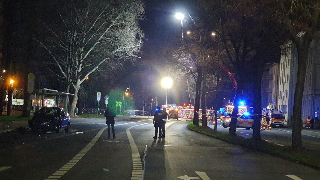 Großer Polizeieinsatz an der Johanneskirche in Gießen