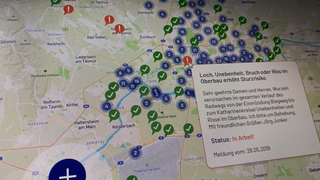 Schäden an Radwegen melden - Online-Plattform überarbeitet