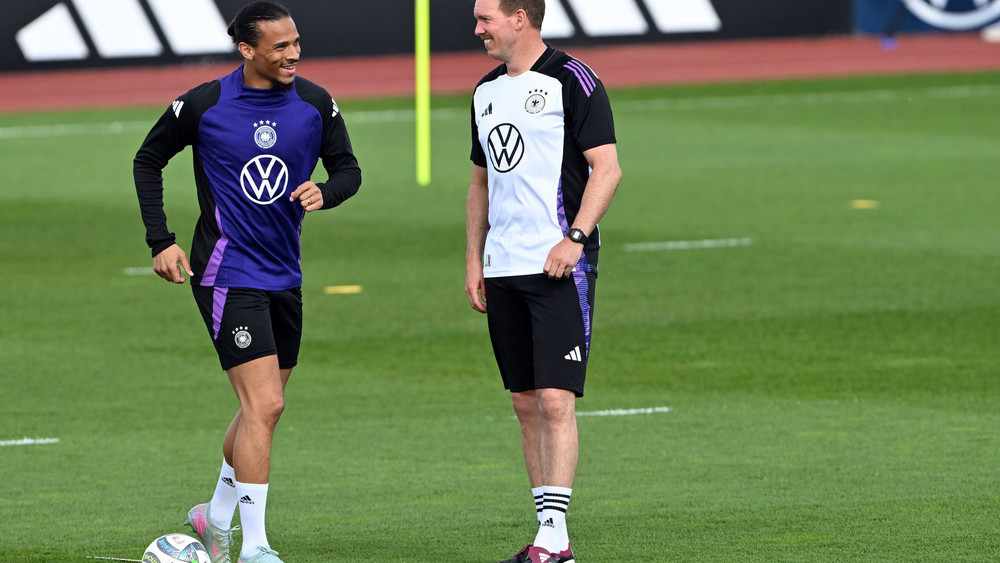 Leroy Sane und Julian Nagelsmann