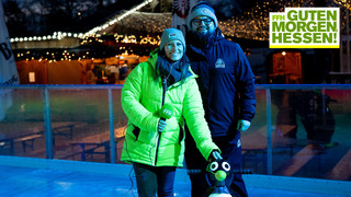 Schlittschuhelaufen mit FFH: Das früheste Eislaufen Hessens
