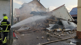 Haus in Pfaffen-Schwabenheim nach Brand eingestürzt