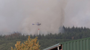 Waldbrand in NRW: Hubschrauber aus mehreren Bundesländern im Einsatz