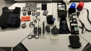 Falscher Polizist in Frankfurt besser ausgestattet als die "Echten"