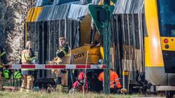 Zugunglück in Dänemark: Viele Verletzte, einige schwer