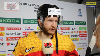 Eishockey-WM: Das sagt Verteidiger Eric Mik zur Niederlage gegen Lettland