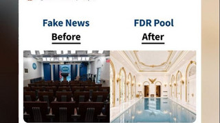 Schwimmbad statt Presseraum im Weißen Haus? Trump denkt über Umbau nach