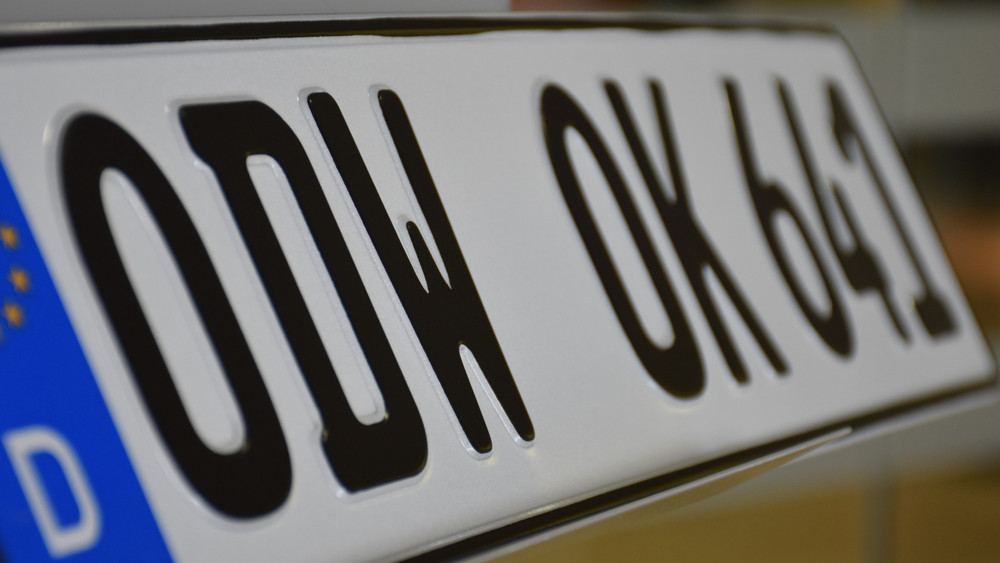 So könnte das neue Kennzeichen aussehen. 