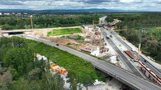 Neue Brücke am Rüsselsheimer Dreieck ab Frühjahr 2025 befahrbar