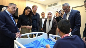 Jordanien: Harry und Meghan besuchen Gaza-Evakuierte bei WHO-Mission