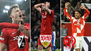 Europapokal: Stuttgart raus - Freiburg und Mainz weiter