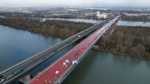 Ab Mitte August: Schiersteiner Brücke bei Wiesbaden fertig