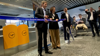 Durchsagen am Airport Frankfurt auf die eigenen Kopfhörer