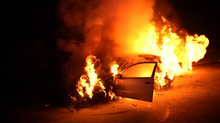 Auto in Flammen: Tödlicher Unfall in Idar-Oberstein