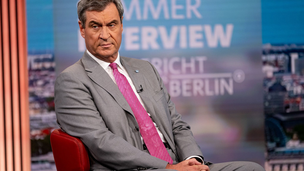 ARD-Sommerinterview mit CSU-Chef Söder