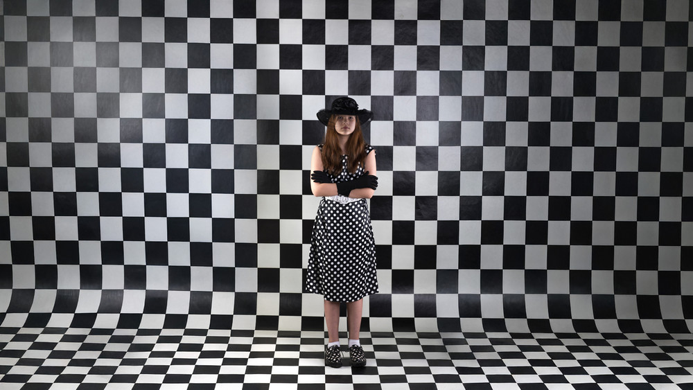 Partnerkostüme Fasching Karneval Alaaf Helau Narren Kostüm Verkleidung Schach Schachkönigin Schachkönig kariert schwarz weiß Figur Spielfigur 