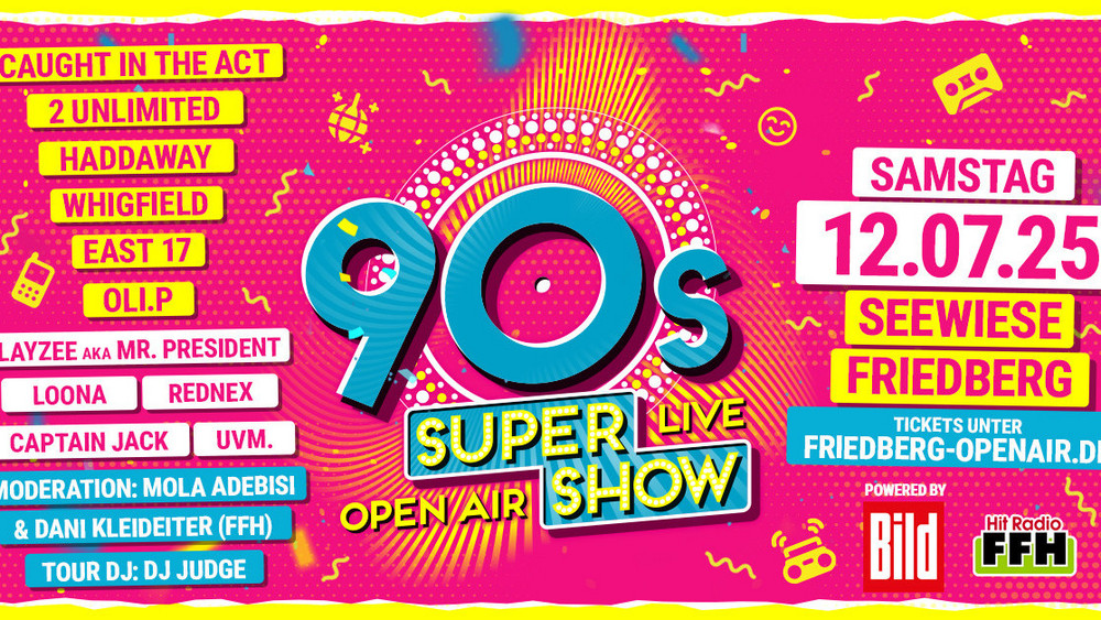 90s Super Show | Hier Tickets kaufen